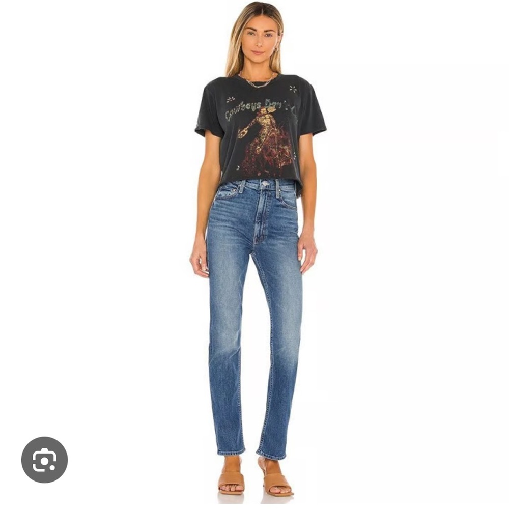 MOTHER High waisted rider skimp 26